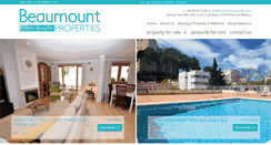 Desktop Screenshot of beaumountproperties.com