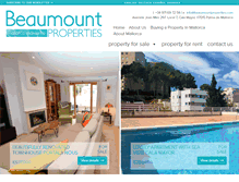 Tablet Screenshot of beaumountproperties.com